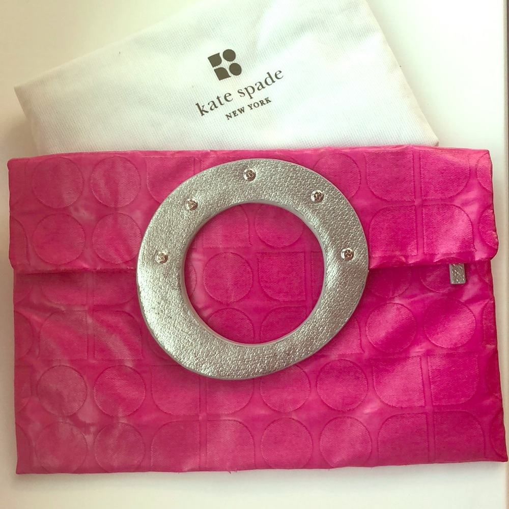 Kate Spade Hot Pink Clutch